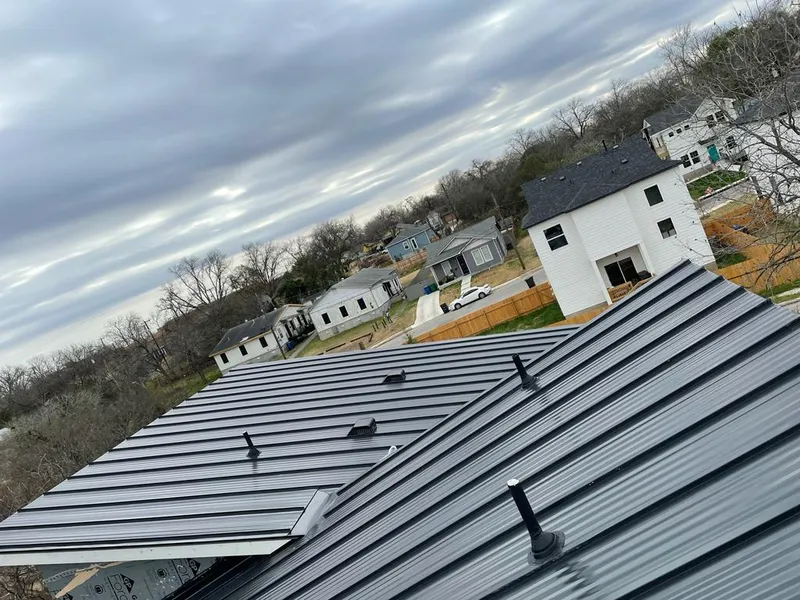 Standing seam metal roof panels with vents for Skylight Repair in Colts Neck